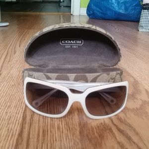 Coach Rita White Sunglasses